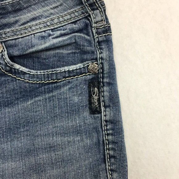 Women’s “Silver” Mid Capri Jeans #1209 - Picture 5 of 11